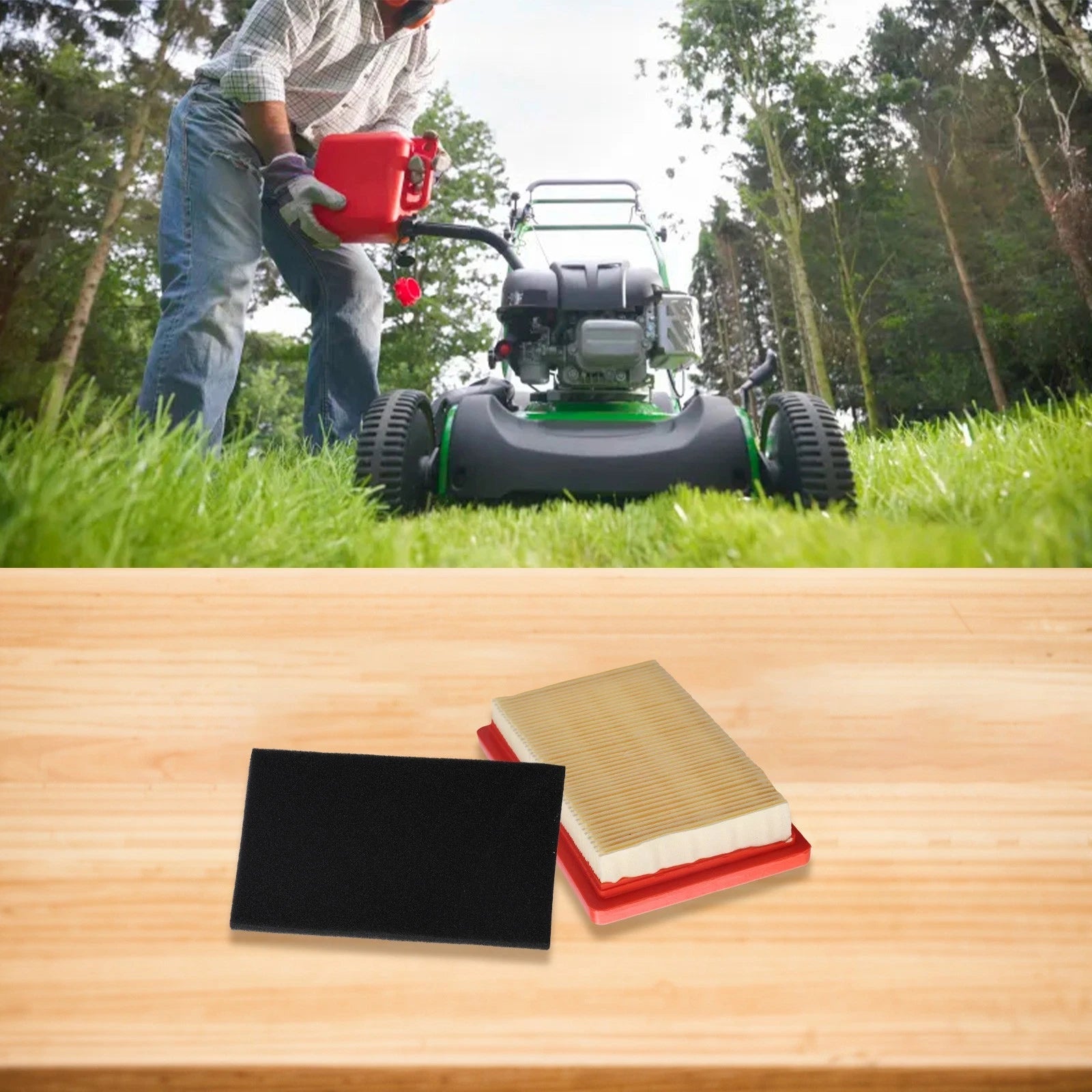 Air Filter Pre Filter for BRB RM 20196 Lawnmower (2019–2019)