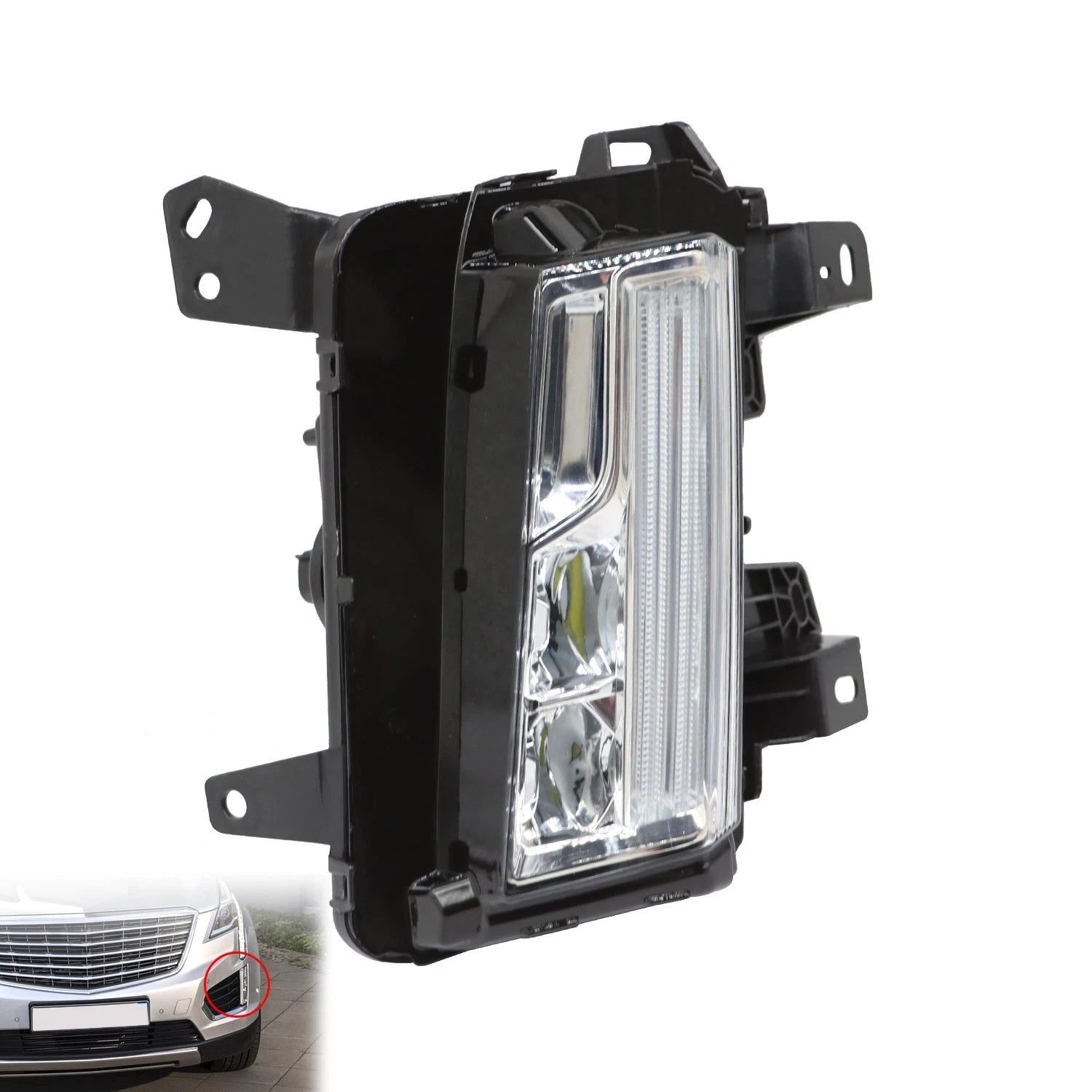LED DRL Cornering Lamp Fog Light for Cadillac XT5 (2017–2020) LH