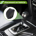 Lexus NX250 Gear Shift Knob Cover 2 x Black Blue Faux Leather (2022-2023)
