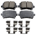 Akebono Euro Ceramic Rear Brake Pads for Audi A3 A4 Q3 Quattro, VW Jetta Passat GTI Rabbit (2006–2020)