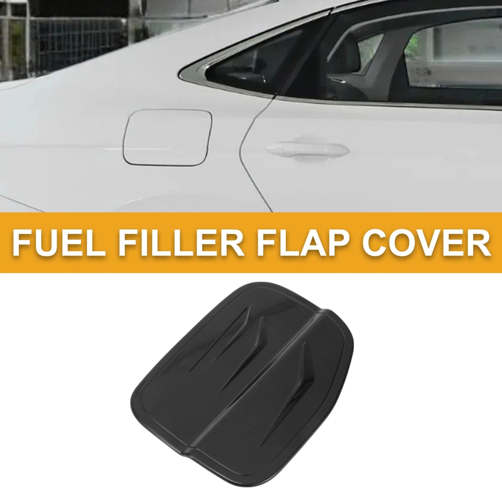 Fuel Tank Door Cap for Honda Accord (2023–2025) Fuel Filler Flap Cover Black