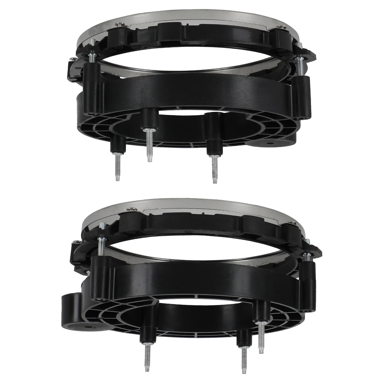 Headlight Bulb Brackets Buckets w/ Light Rings for Jeep Wrangler (1997–2006)
