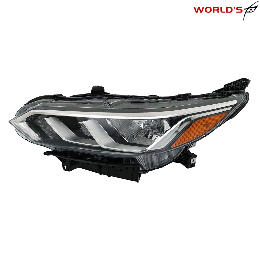 Headlight for Nissan Sentra (2020–2023) Halogen Black Driver Left