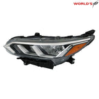 Headlight for Nissan Sentra (2020–2023) Halogen Black Driver Left