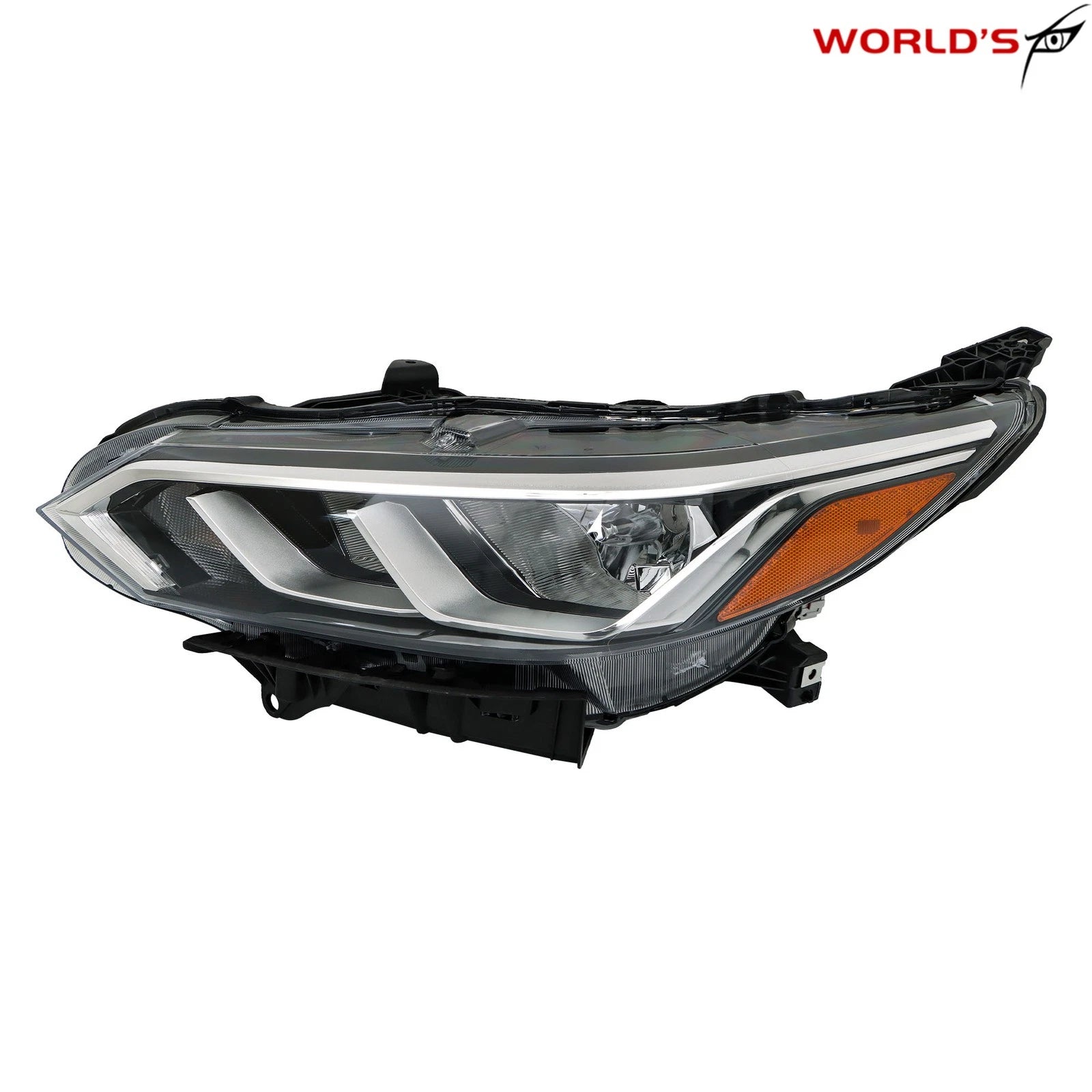 Headlight for Nissan Sentra (2020–2023) Halogen Black Driver Left