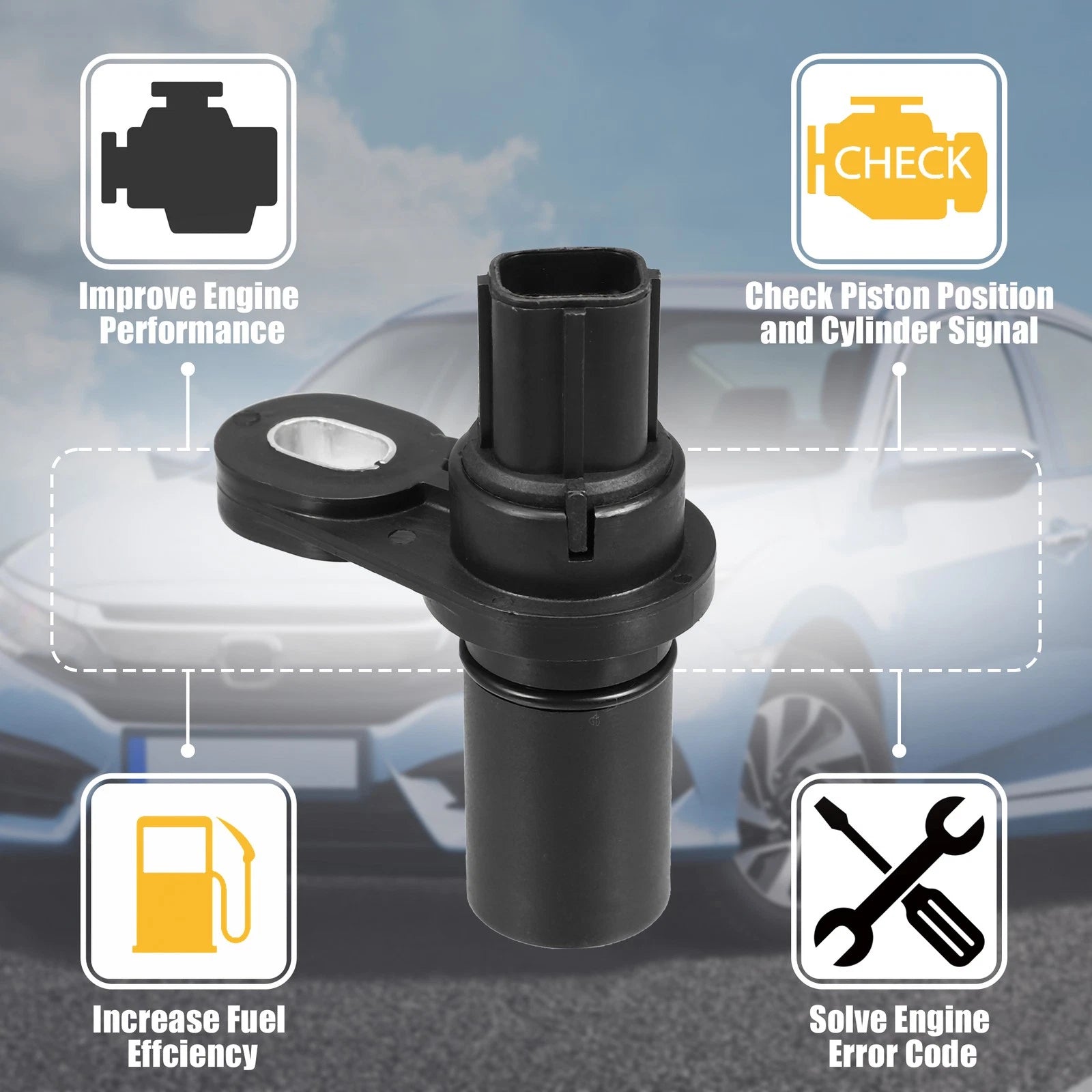 Crankshaft Position Sensor 4799061AB for Dodge Ram 3500 (2003–2010)