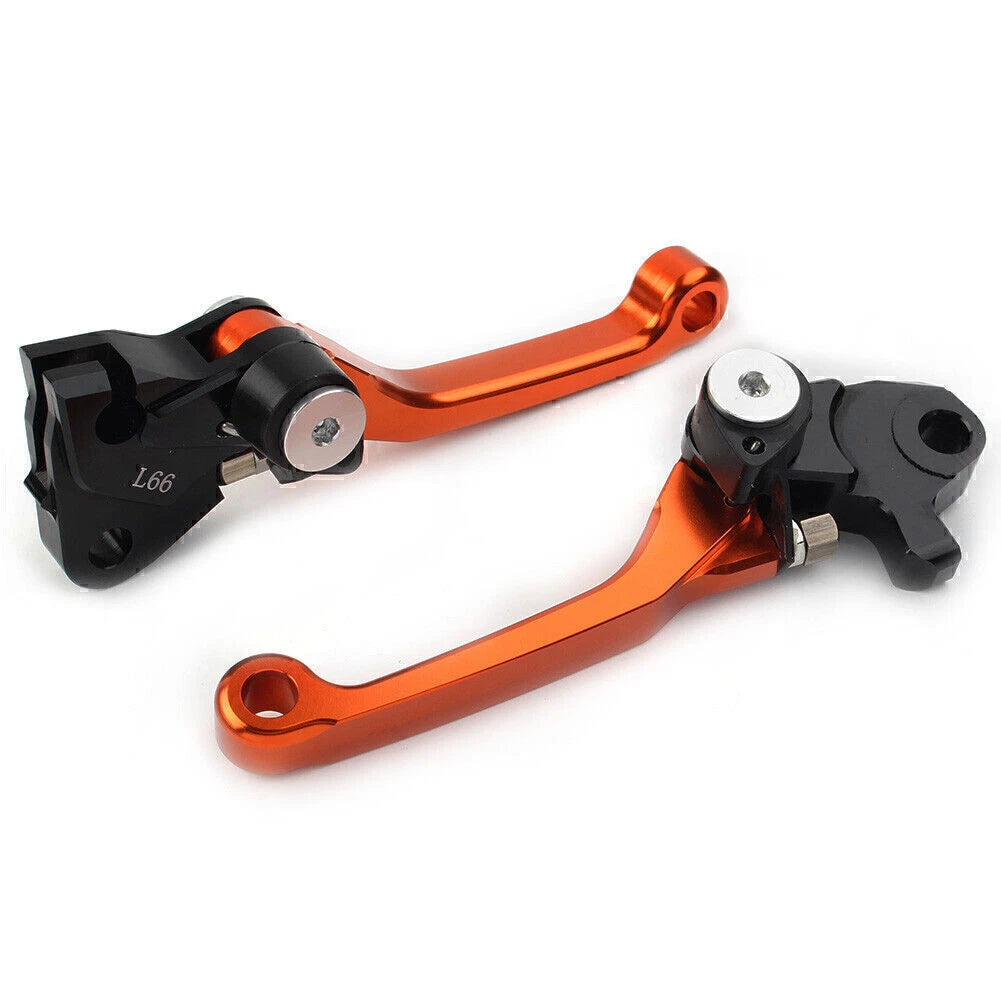 Orange Pivot Brake Clutch Levers for Yamaha YZ 250F YZ 426F YZ 450F (2009–2020)