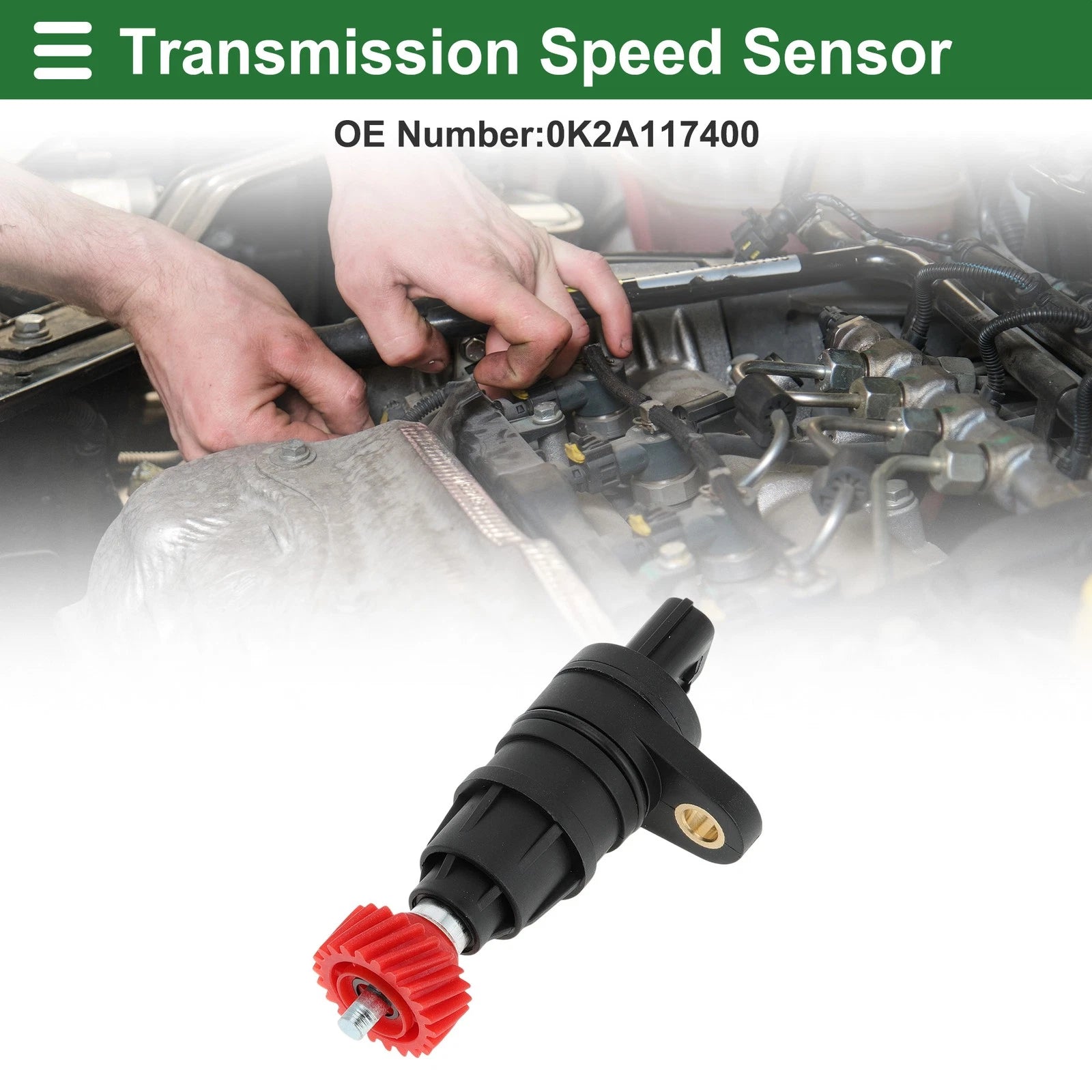 1 Pc Transmission Speed Sensor for Kia Rio 1.6 (2003–2005) No.0K2A117400