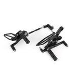 Adjustable Rearsets Foot Pegs for Kawasaki Ninja 250/400 (2018–2022) TI T9