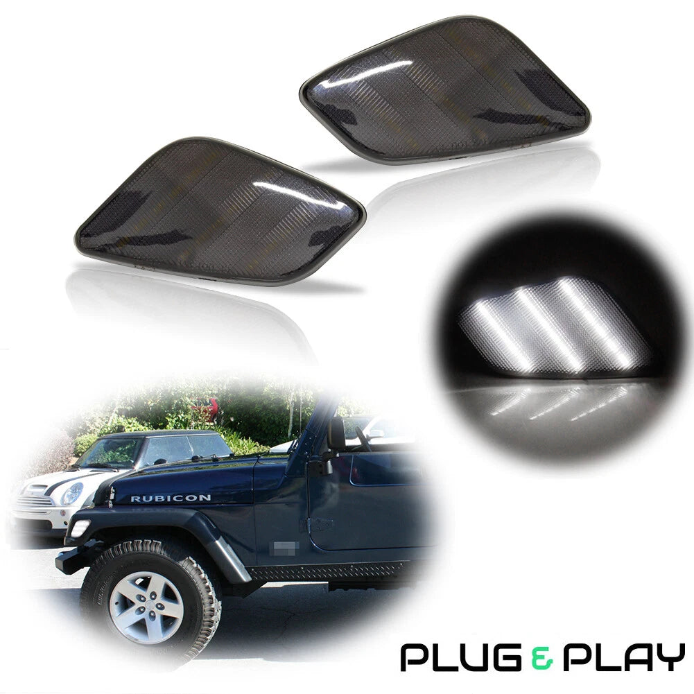 LED Side Marker Parking Lights for Jeep Wrangler (1997–2006)