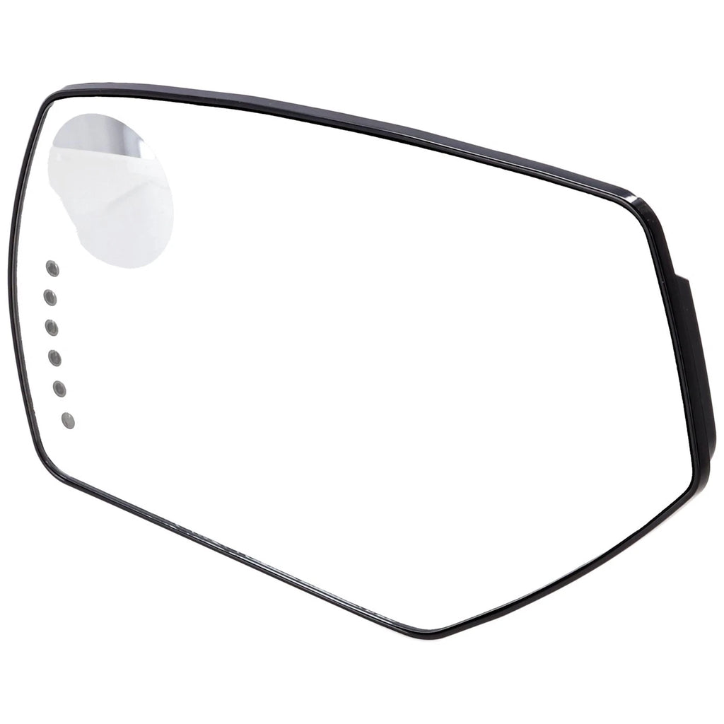 Driver Left Side Heated Mirror Glass for Chevy Silverado 1500 (2007-2018)