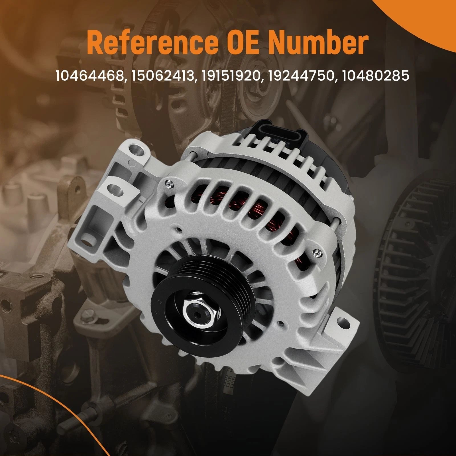 Alternator 150A for Chevrolet Trailblazer L6 4.2L (2002–2005) 10464468 15062413