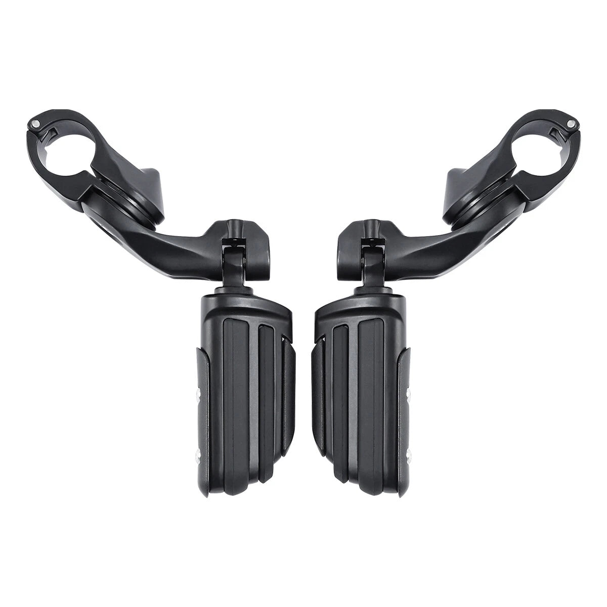 1-1/4" Short Angled Highway Bar Footpeg Mount for Harley Road Glide
