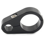 Black Brake Clutch Cable Clamp Clip for Harley 1'' Handlebar