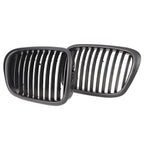 Black Upper Bumper Grill Mesh Grille for BMW E39 525 528 530 535 M5 (2000-2003)