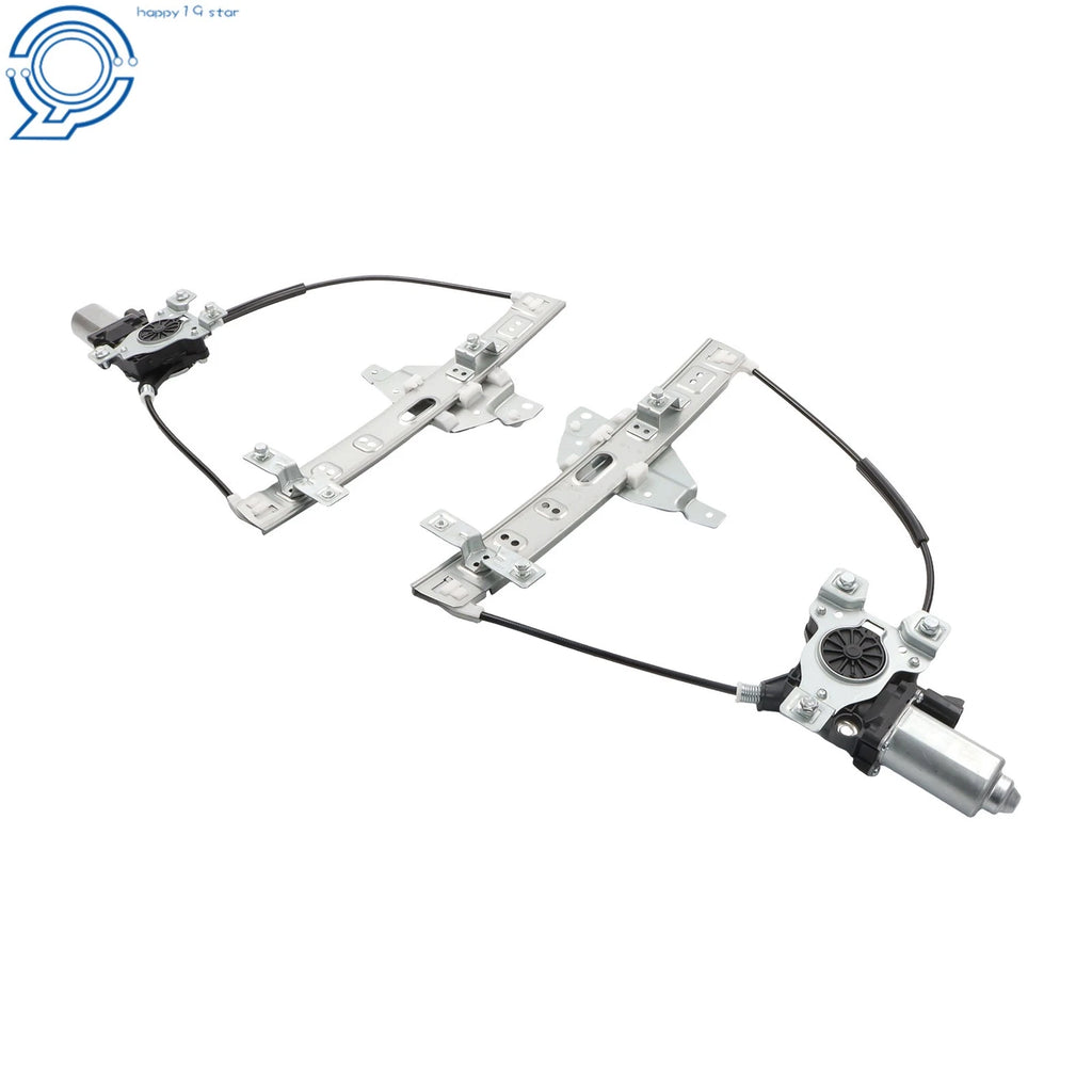 Set of 2 Rear Left+Right Power Window Regulators w/ Motor for Chevrolet Impala (2000–2005)
