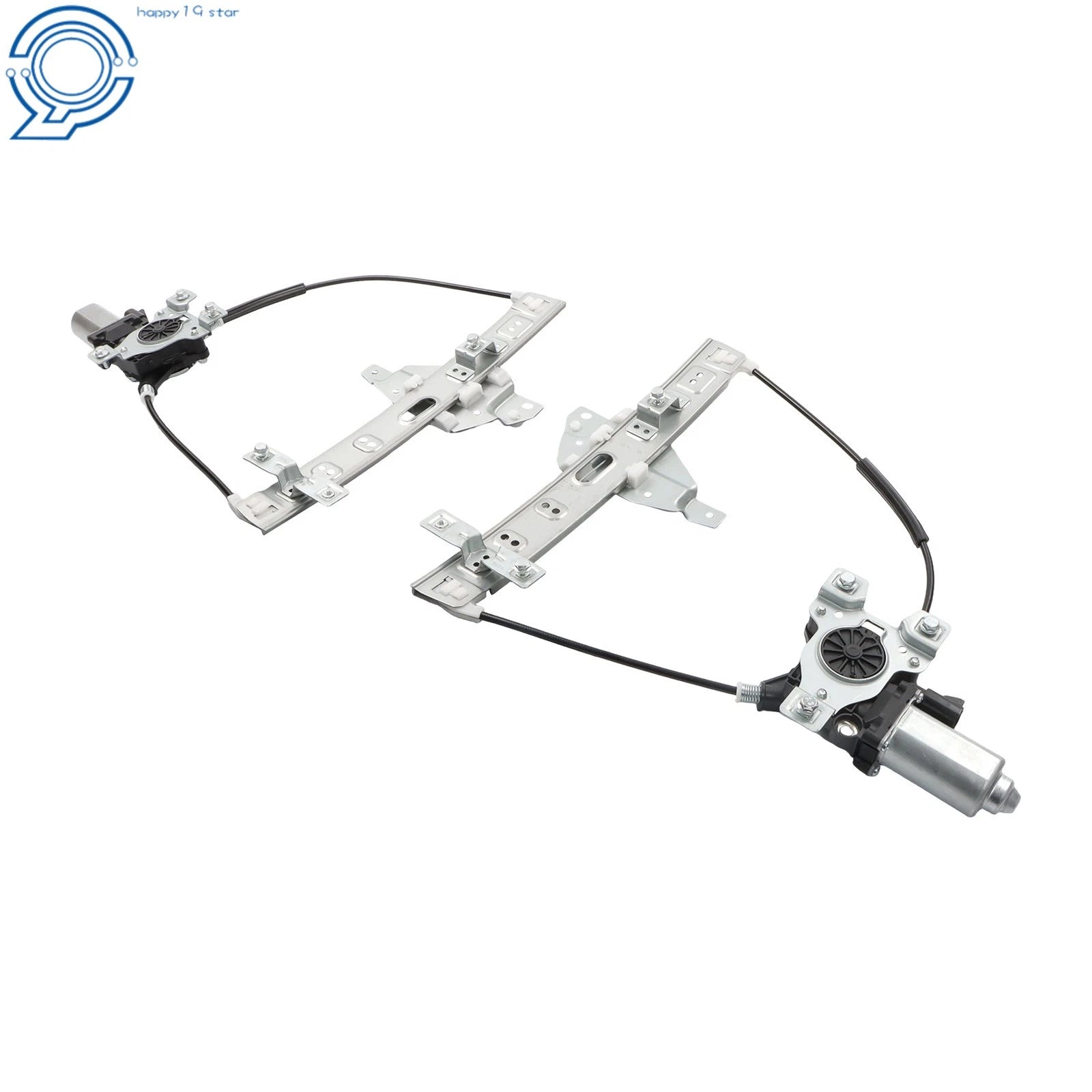 Set of 2 Rear Left+Right Power Window Regulators w/ Motor for Chevrolet Impala (2000–2005)
