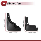 Set of 2 Mud Flaps Splash Guards for Hyundai Elantra (2023–2024)