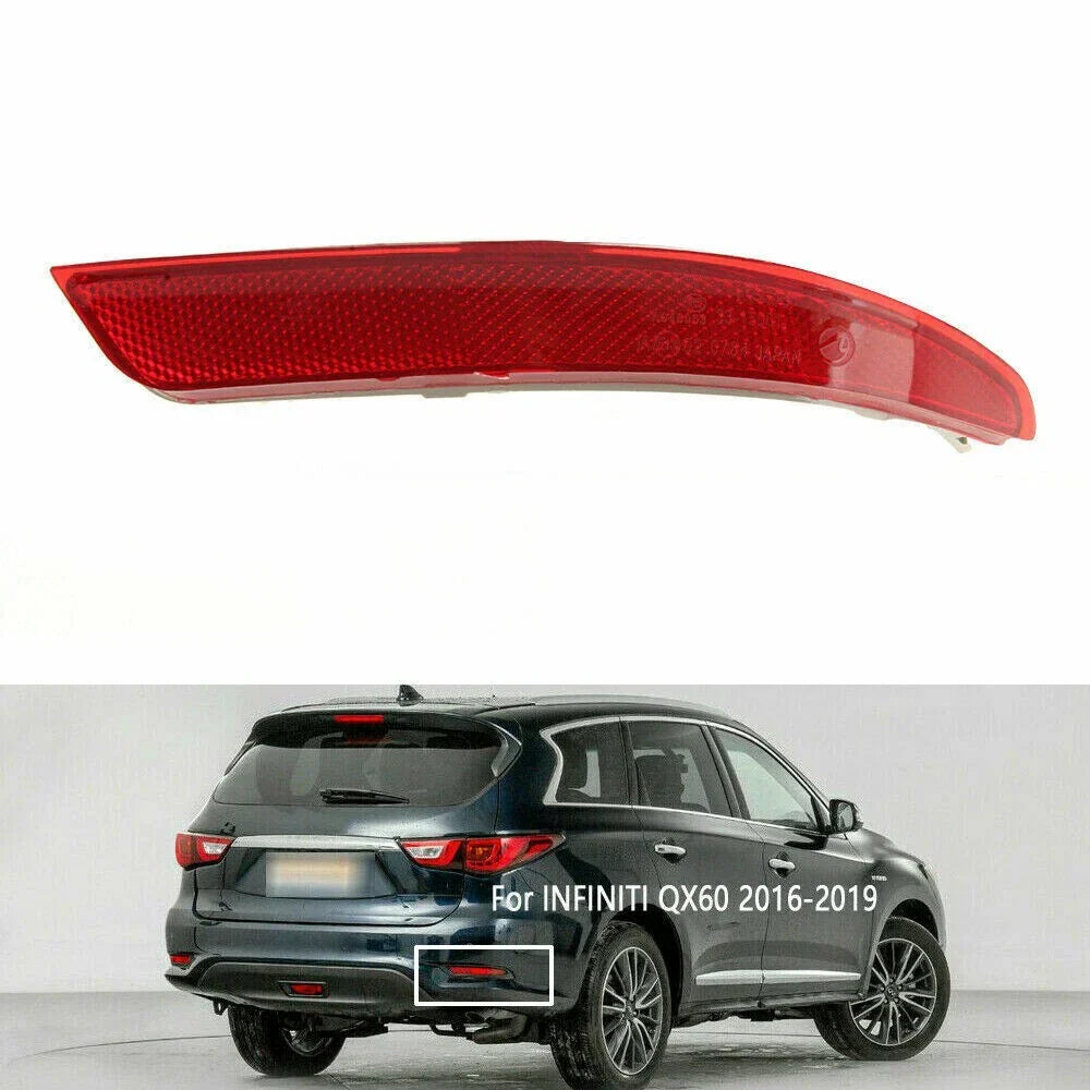 Right Rear Passenger Reflector Light Bumper for INFINITI QX60 (2016–2019)
