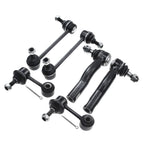 Set of 6 Sway Bar Link Tie Rod Ends for Ford Fusion Lincoln MKZ