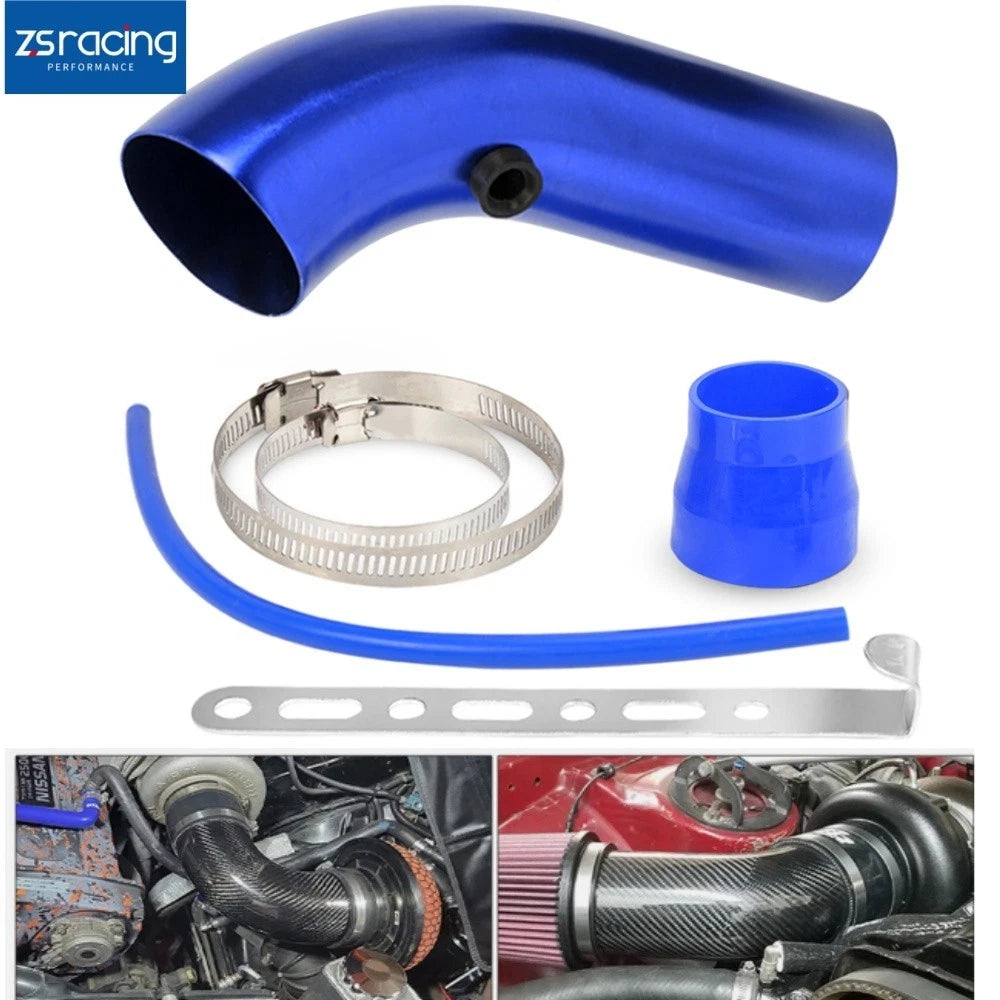 76mm Aluminum Cold Air Intake Pipe for Universal Fit