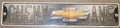 Chevy Drive Sign Tag Plate for Chevrolet (Black Diamondplate)
