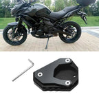 Kickstand Sidestand Enlarged Plate Pad for Kawasaki Ninja 400 Versys 650 KLX250