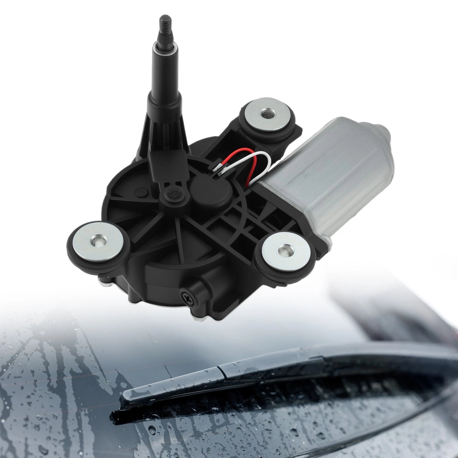 Rear Windscreen Wiper Motor for Ford KA (2008–2016), Fiat 500 (2007–2025) 3 Pin