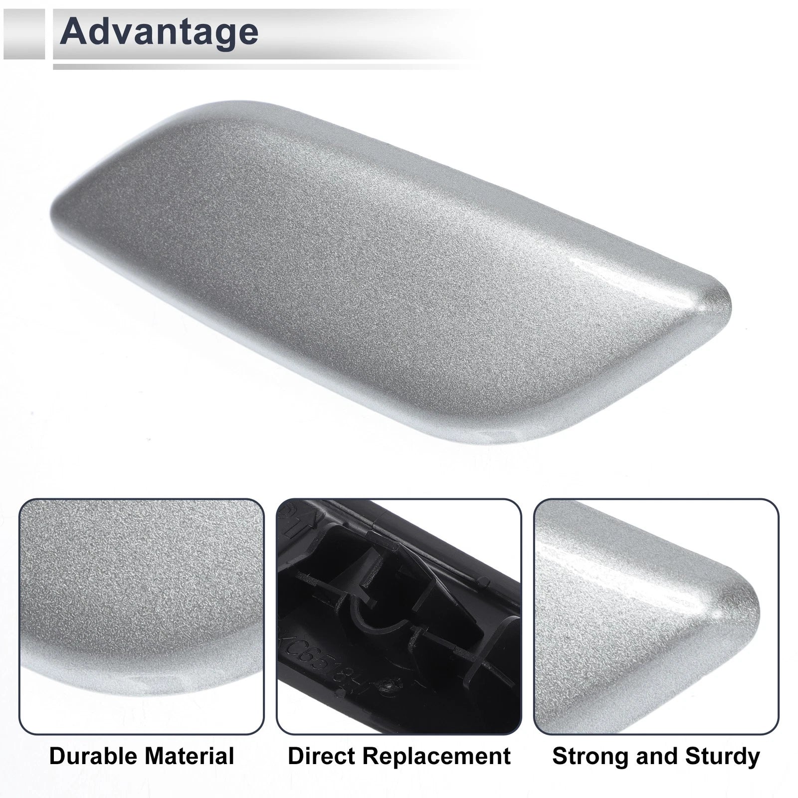 Front Left Headlight Washer Nozzle Cover for Mazda 3 (2004–2013)