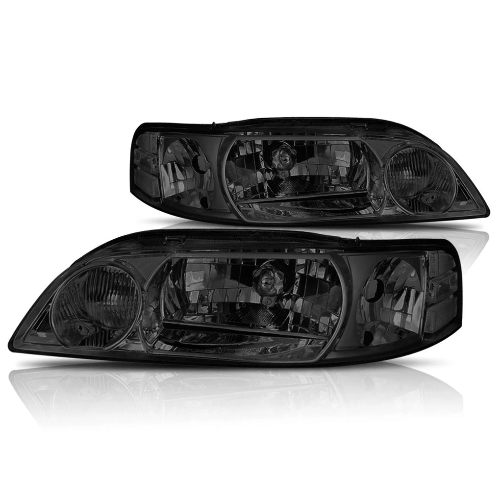 Headlight for Nissan Altima (2000–2001) L30 Smoked Housing Clear Corner