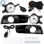 Set of 2 Chrome Bumper Fog Light Lamps for Chevy Cruze (2010–2014)