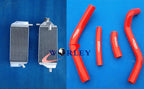 Aluminum Radiator & RED Hose for YAMAHA YZ250F YZF250 (2014-2016)