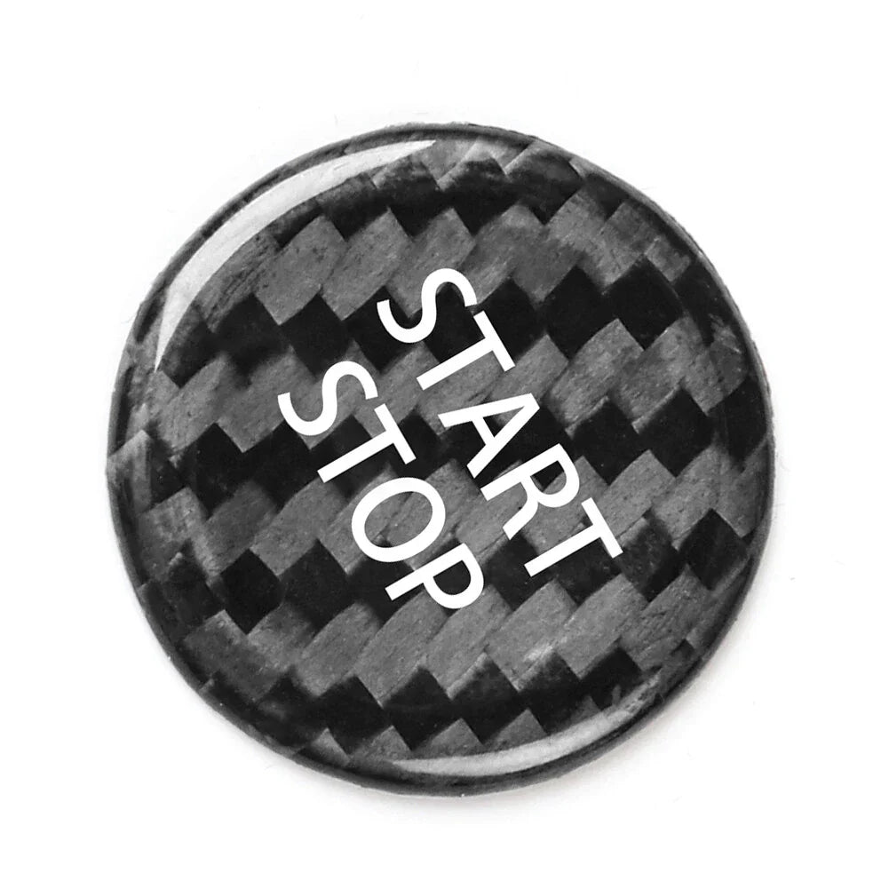 Carbon Fiber Engine Start-Stop Button Cover for Nissan GTR R35 (2008-2016)