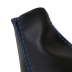 Leather Shift Boot Cover for BMW E90 (2005–2013) - Blue Stitch