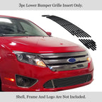 Stainless Black Billet Grille Insert for Ford Fusion Sport (2010-2012)