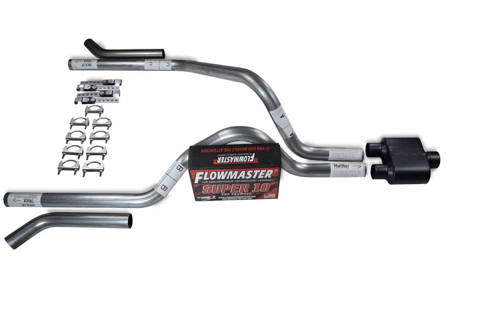 2.5" Dual Exhaust Kit for Dodge Dakota (1987–1996) - Flowmaster Super 10