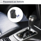 Gear Shift Knob Cover for Mazda CX-30 (2020–2021) Black Blue Faux Leather