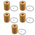 Set of 5 Engine Oil Filters for Mercedes W211 W164 X164 W251