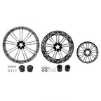 30" Front 18" Rear Wheel Rim Dual Hub Belt Pulley for Harley Street Glide (2009–2023)