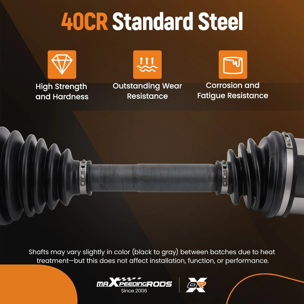 Single Speed Front Left CV Axle for Dodge Durango, Grand Cherokee (2011–2018)