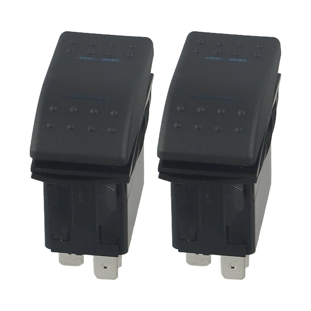 Blue LED Momentary DPDT Switch 12V 20A for Automotive Applications