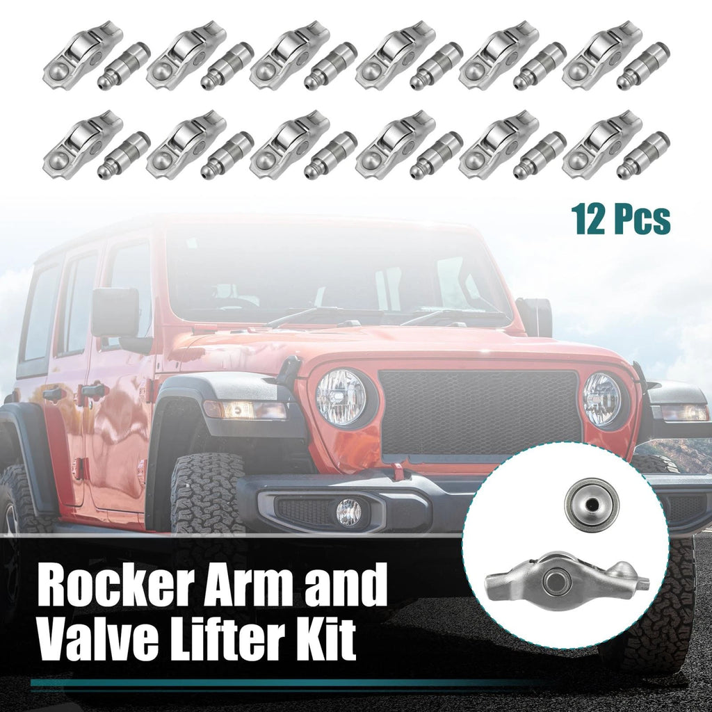 Rocker Arm and Valve Lifter Kit 12 Pcs for Chrysler 200 300 Dodge Charger (2011–2016)
