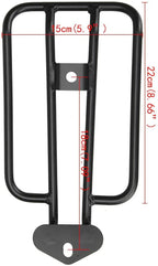 Black Rear Luggage Rack Carrier for Harley-Davidson