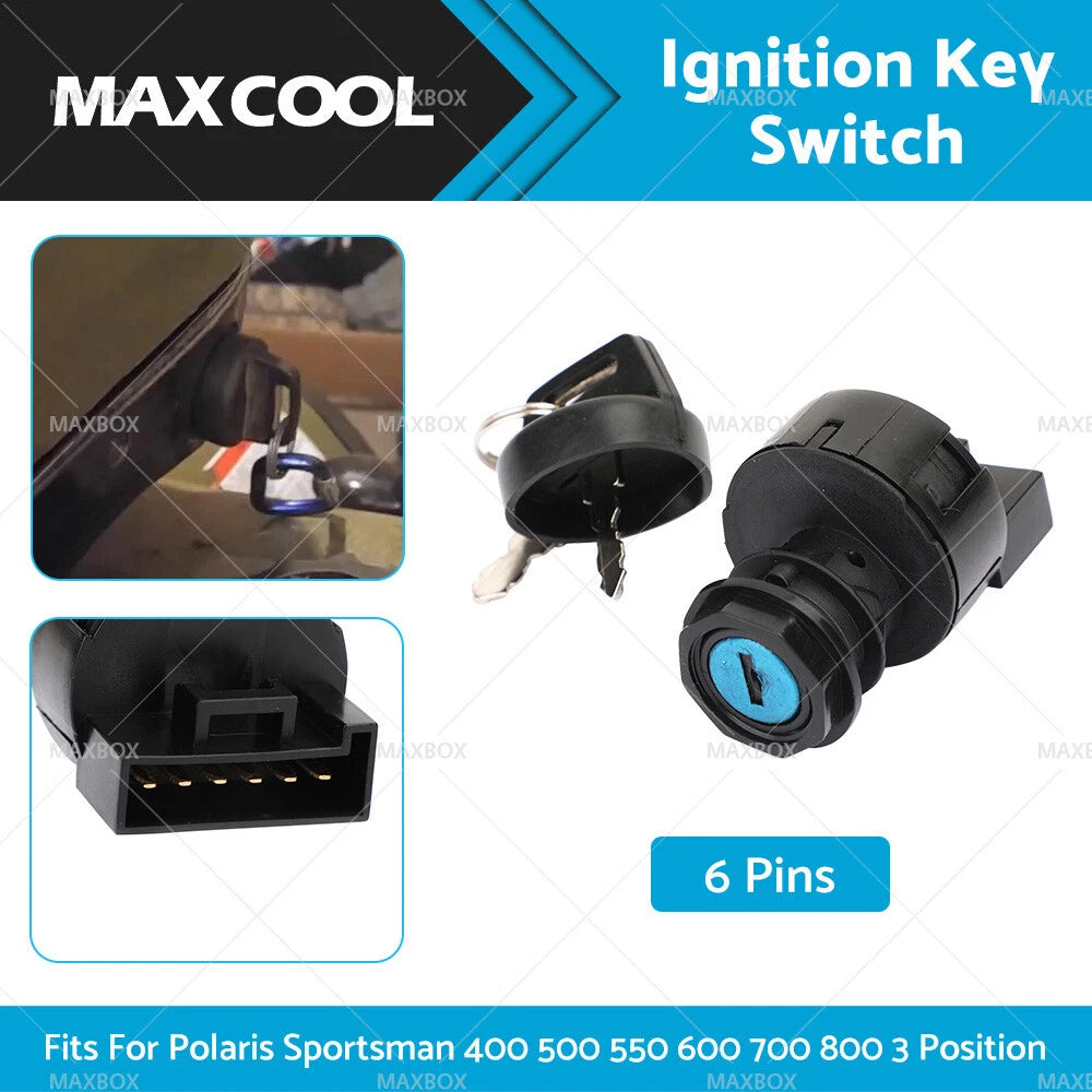 Ignition Key Switch for Polaris Sportsman 400 500 550 600 700 800 (2000–2014)
