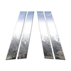Chrome Pillar Post Covers 4Pc Replacement for Honda Insight (2010–2014)