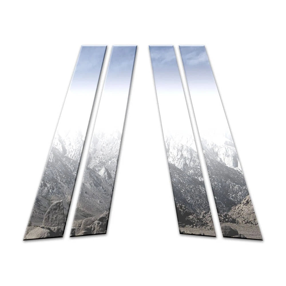 Chrome Pillar Post Covers 4Pc Replacement for Honda Insight (2010–2014)