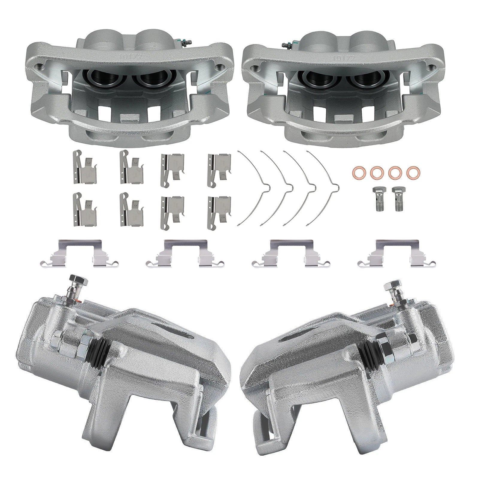 4X Rear Front Brake Caliper for Ford Excursion F-250 F-350 (1999–2004)