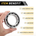 Deep Groove Ball Bearing 45x75x16mm for Scooter Skateboard (1 Pcs)