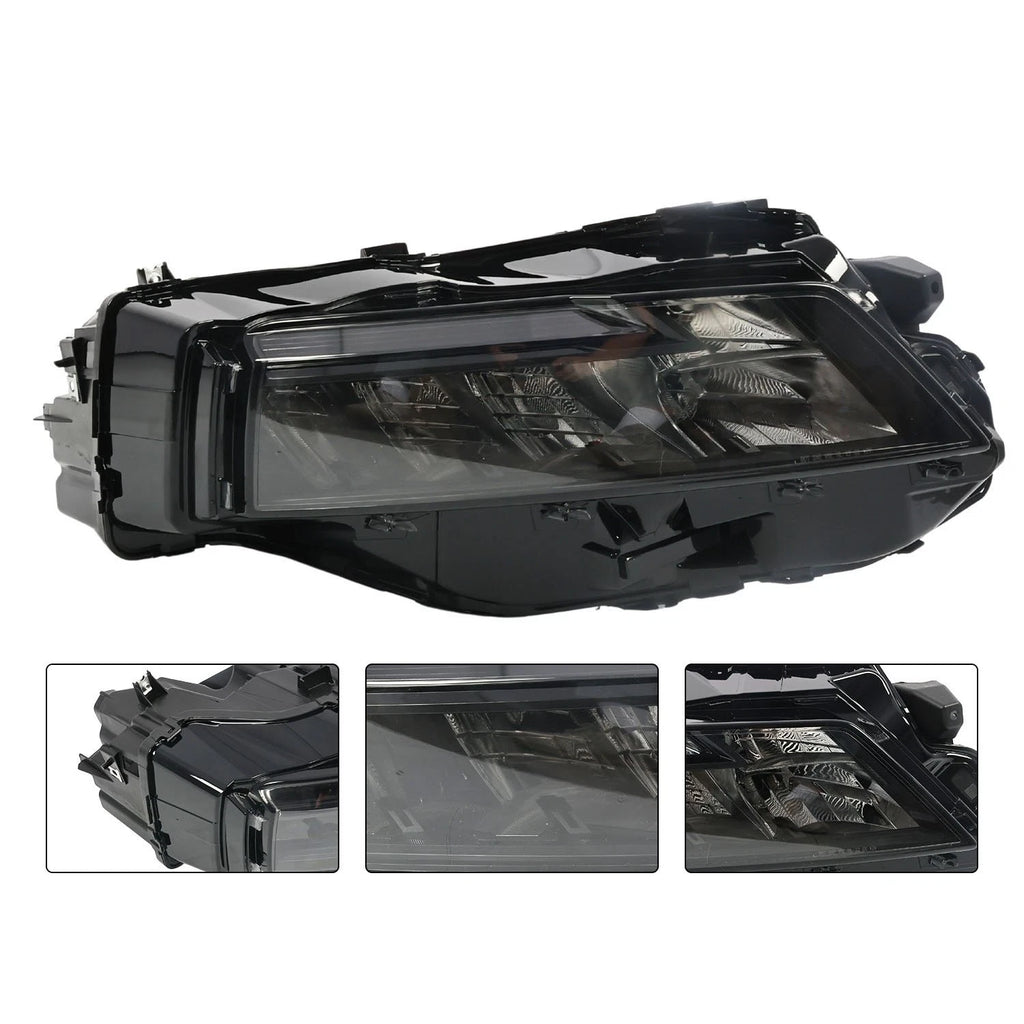 LED Headlight for Nissan Rogue S (2021–2023) - Passenger Side, Black Trim