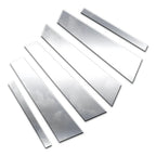 Diamond Grade 6pc Stainless Steel Pillar Post Covers for 2017-2024 BMW 5
